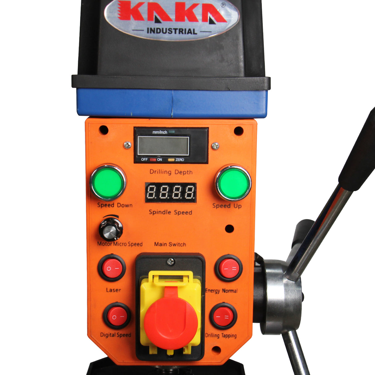 Kaka industrial DP-16 - 5/8" Variable-Speed Benchtop Drill Press with Laser, Bench Top Drill Press for Metal and Wood Working