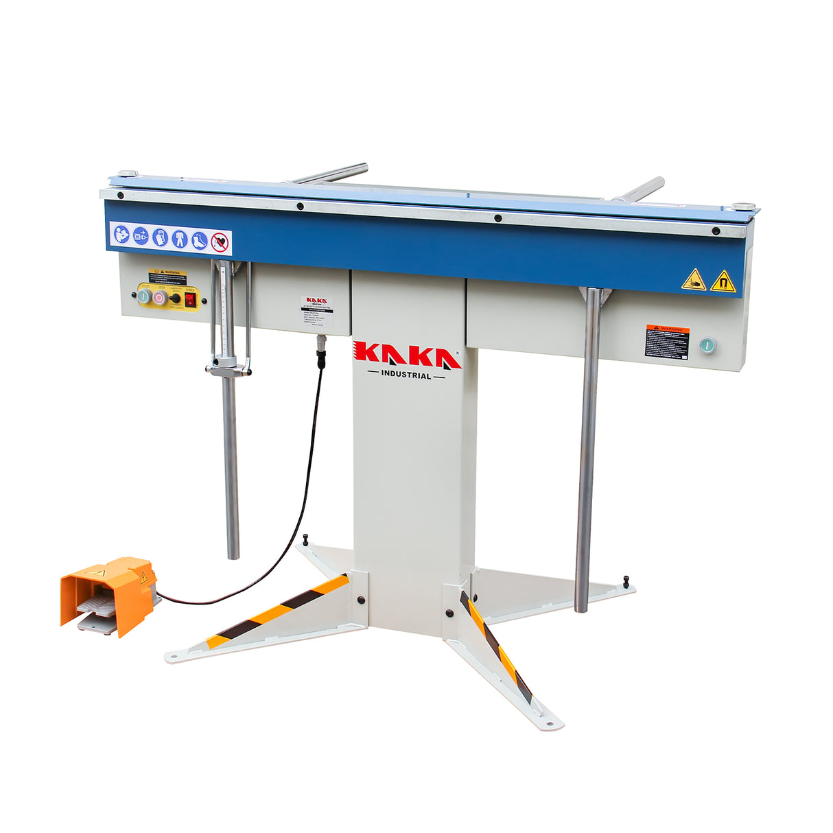 Kaka Industrial EB-4816M Magnetic Sheet Metal Brake, 48-Inch Magnetic clamping Pan and Box Bending Brake, 16-Gauge Mild Steel Capacity, 6-ton magnetic power, bend boxes or pans to any depth 220V-60HZ-1PH