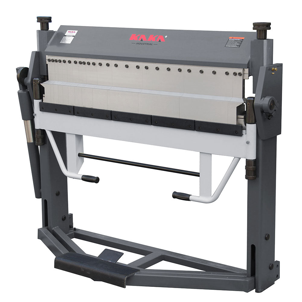 KAKA Industrial PBB-4014/3SH, 40-Inch Pan and Box Brake Foot Clamp, Max Clamping Bar Lift 1.77 Inch, Max Box Depth 2 Inch, Folding Angle 150 Degree, Sheet Metal Folding Machine