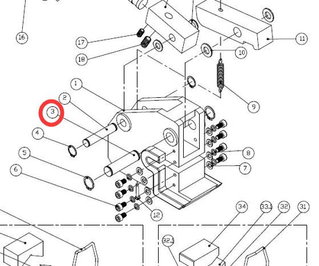 Spare parts for Kaka industrial SG-18 Metal Shrinker Stretcher
