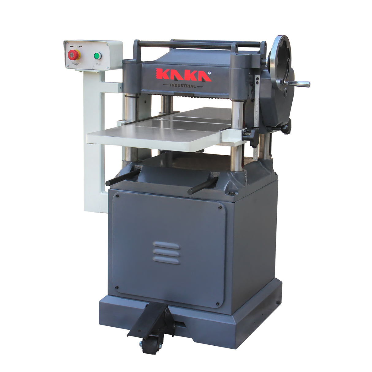 Kaka industrial WDP-4215 ,15 inch Width 8" Max Height,Woodworking Planer with Built in Mobile Base and Helical Cutterhead  220V-60HZ-1PH