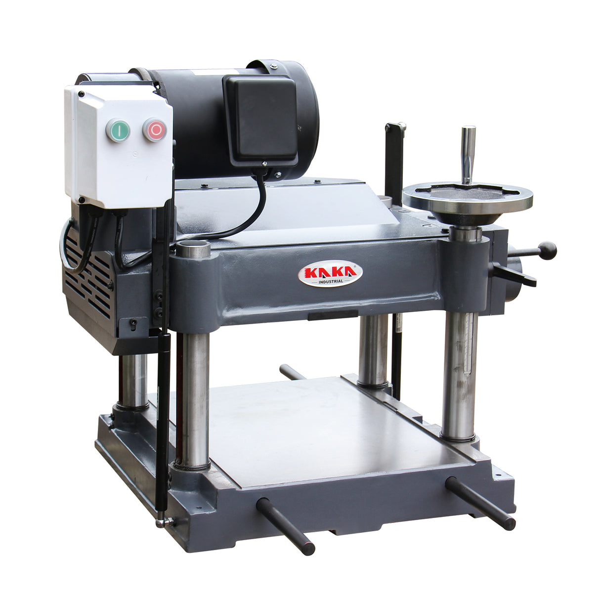 KAKA INDUSTRIAL WDP-4215B,15 inch Width, Woodworking Planer with Built in Mobile Base and Helical Cutterhead  220V-60HZ-1PH