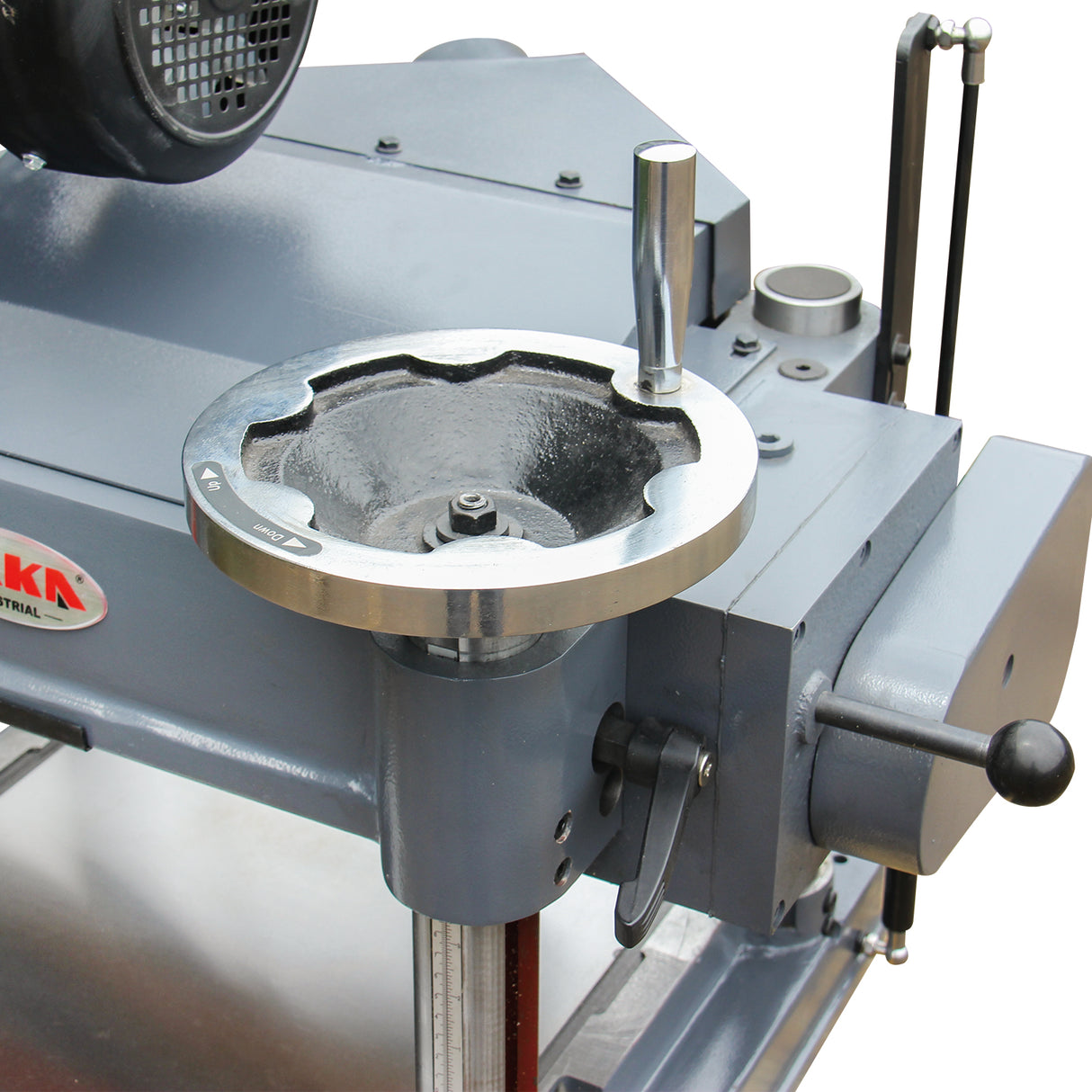 KAKA INDUSTRIAL WDP-4215B,15 inch Width, Woodworking Planer with Built in Mobile Base and Helical Cutterhead  220V-60HZ-1PH