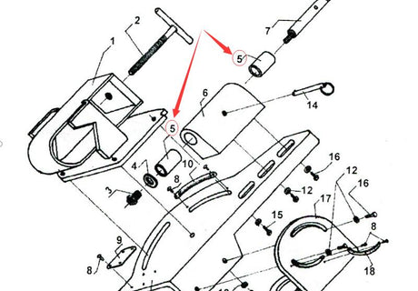 Spare parts for Kaka Industrial Pn-1/2S Hole Saw Pipe tube Notcher